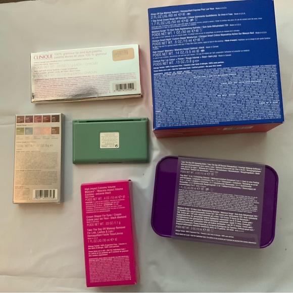 Lot Clinique Moisturizer Eyeshadow Lipstick Lotion Kits Gift Set - Picture 3 of 3